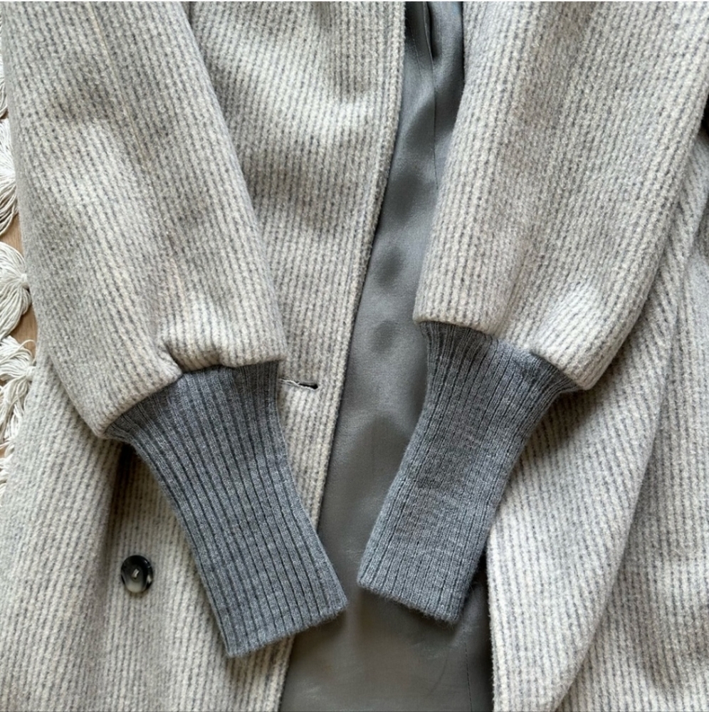 Striped wool coat - Picture 5 of 8